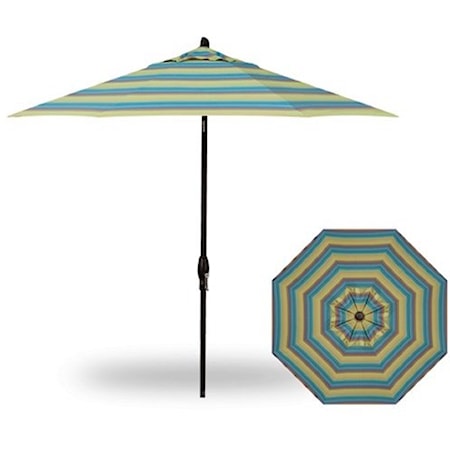 9' Auto Tilt Market Umbrella